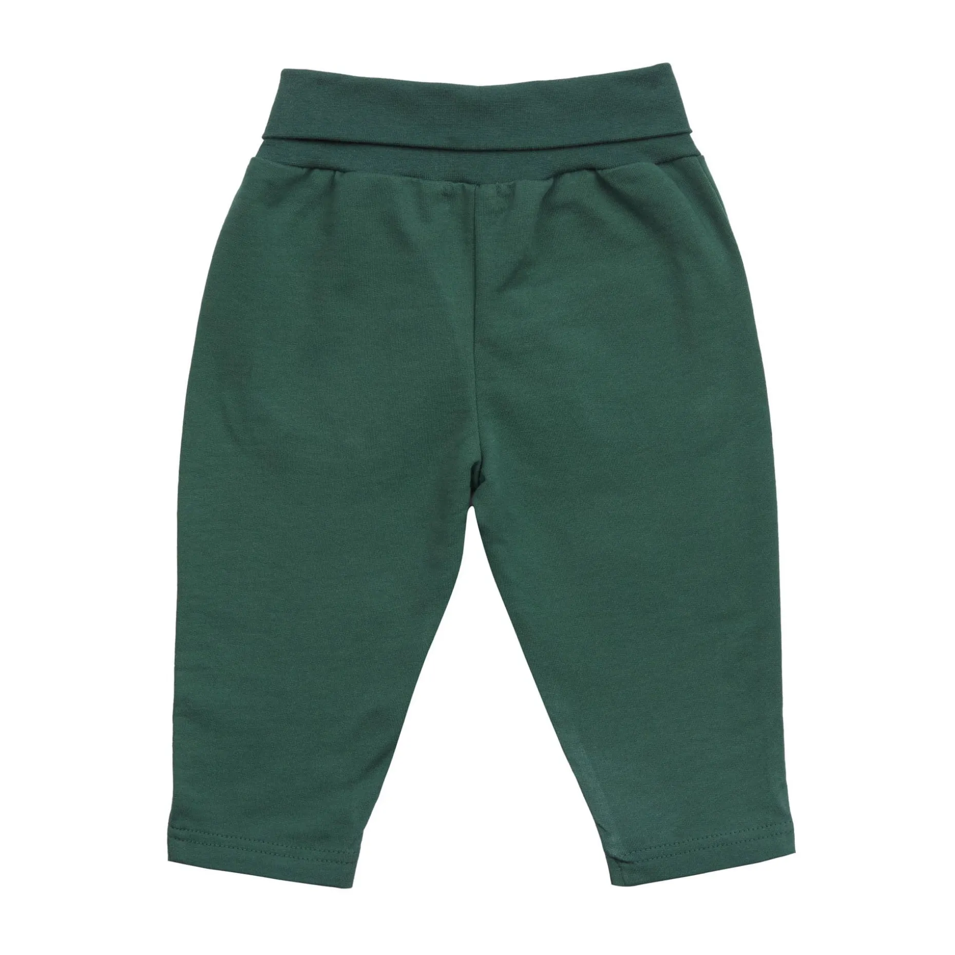 Jogginghose Kinder - Bio Baumwolle, Little Gang, Dunkelgrün