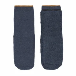 Kinder Antirutsch-Socken (2er-Set), Blau Grau