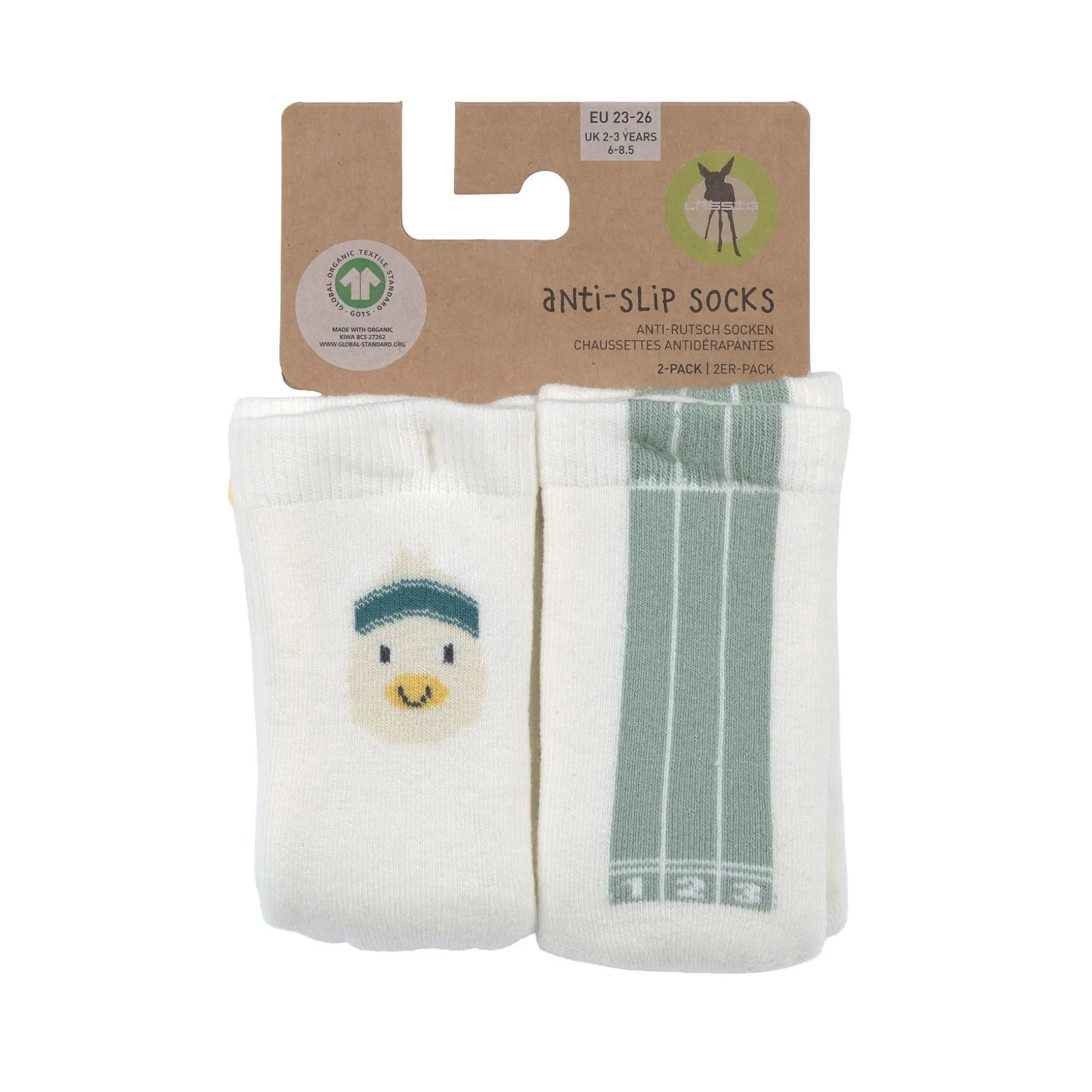 Kinder Antirutsch-Socken (2er-Set), Ente
