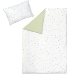 Kinder Bettwäsche Set - Blätter, Milky Oliv
