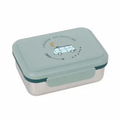 Kinder Brotdose Edelstahl - Lunchbox, Adventure Bus