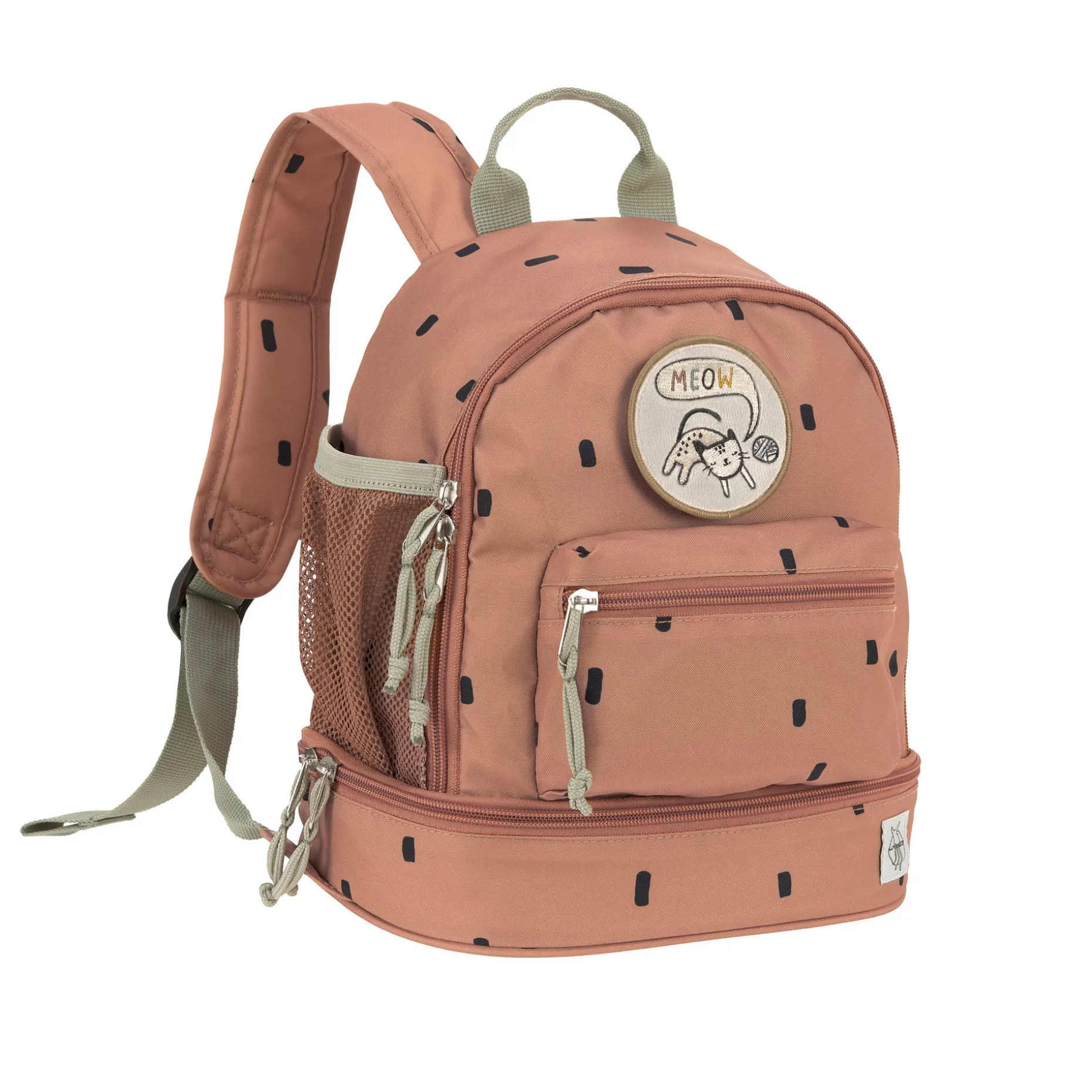 Kindergartenrucksack Mini - Happy Prints, Karamell