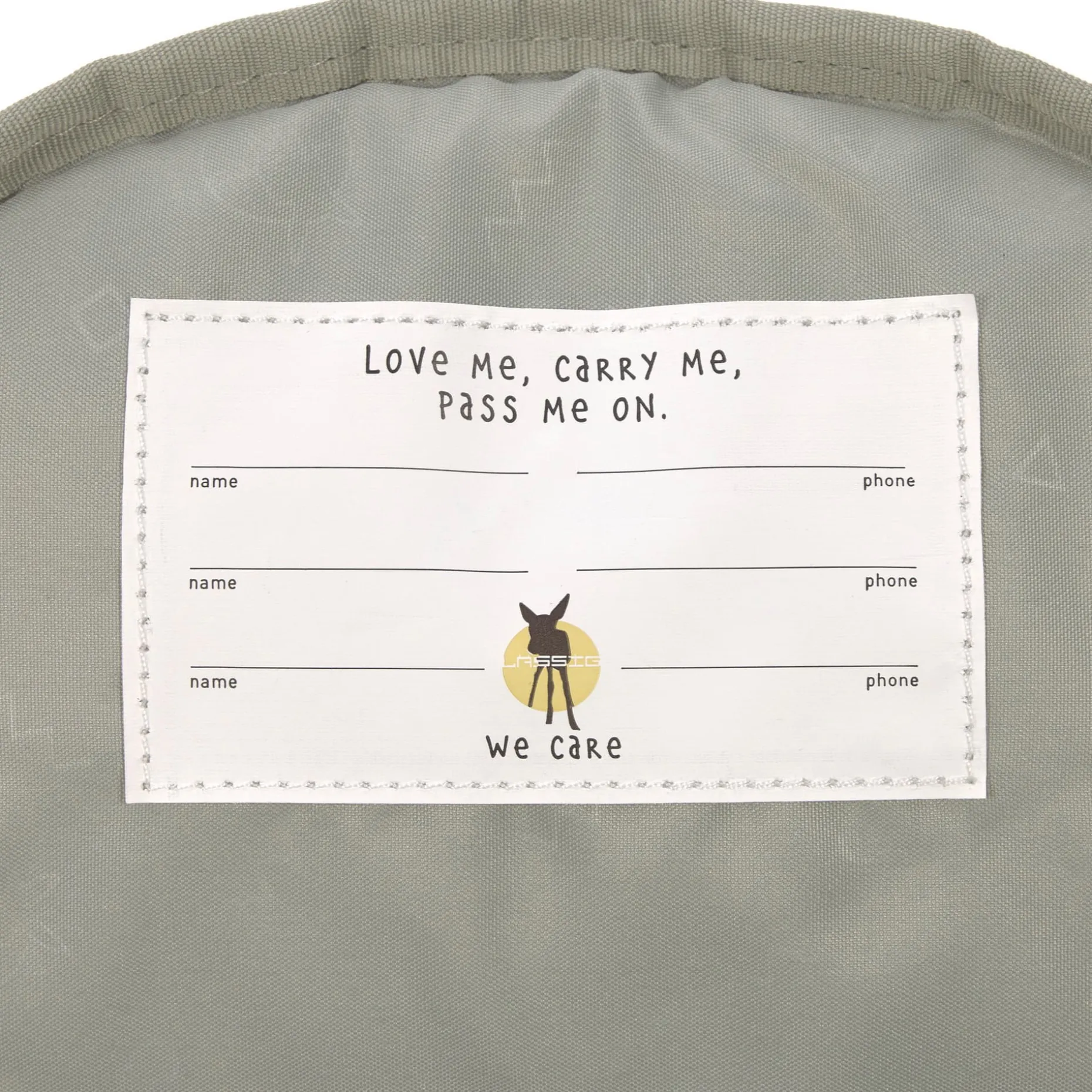 Kindergartenrucksack Mini - Happy Prints, Karamell