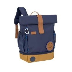Kindergartenrucksack Rolltop - Little Gang, Dunkelblau