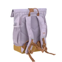 Kindergartenrucksack Rolltop - Little Gang, Lila