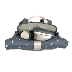 Kindergartenrucksack Rolltop - Happy Prints, Dunkelblau