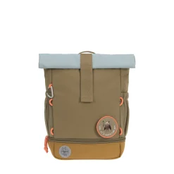 Kindergartenrucksack Rolltop - Nature, Oliv