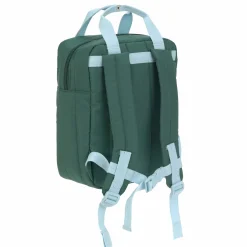 Kindergartenrucksack Square - Little Gang, Zitrone Dunkelgrün