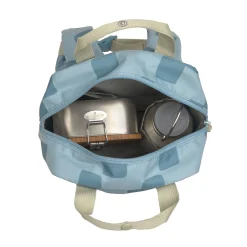 Kindergartenrucksack Square - Pattern Party, Blau