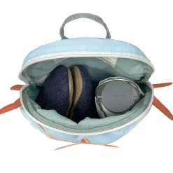 Kindergartenrucksack Tiny - Propeller Flugzeug, Blau