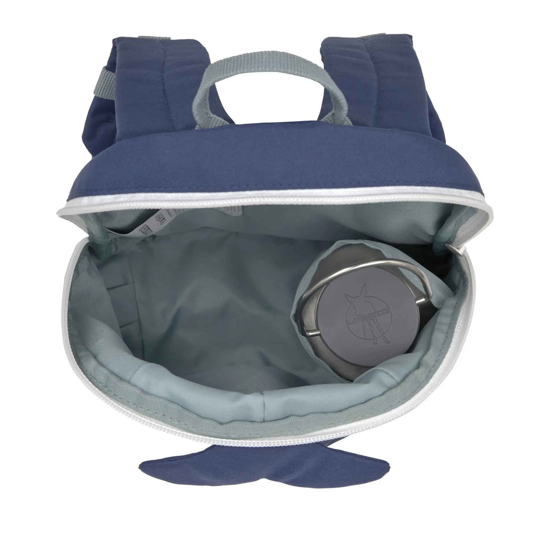 Kindergartenrucksack Tiny - Wal, Dunkelblau