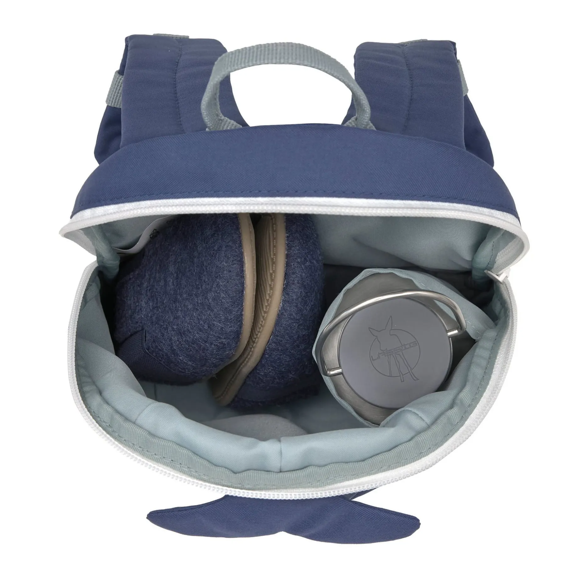 Kindergartenrucksack Tiny - Wal, Dunkelblau