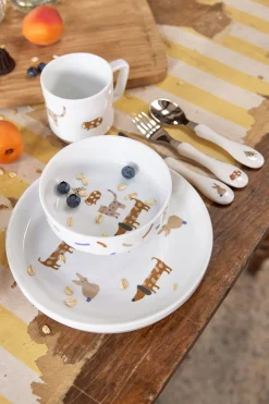 Kindergeschirr Set Porzellan - Little Mateys, Royal Blau