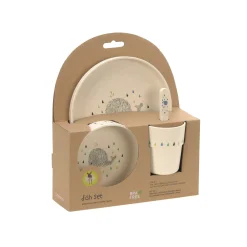 Kindergeschirr Set (Teller - Schüssel - Becher - Löffel) - Little Water, Wal