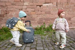 Kinderkoffer - Trolley Happy Prints, Dunkelblau
