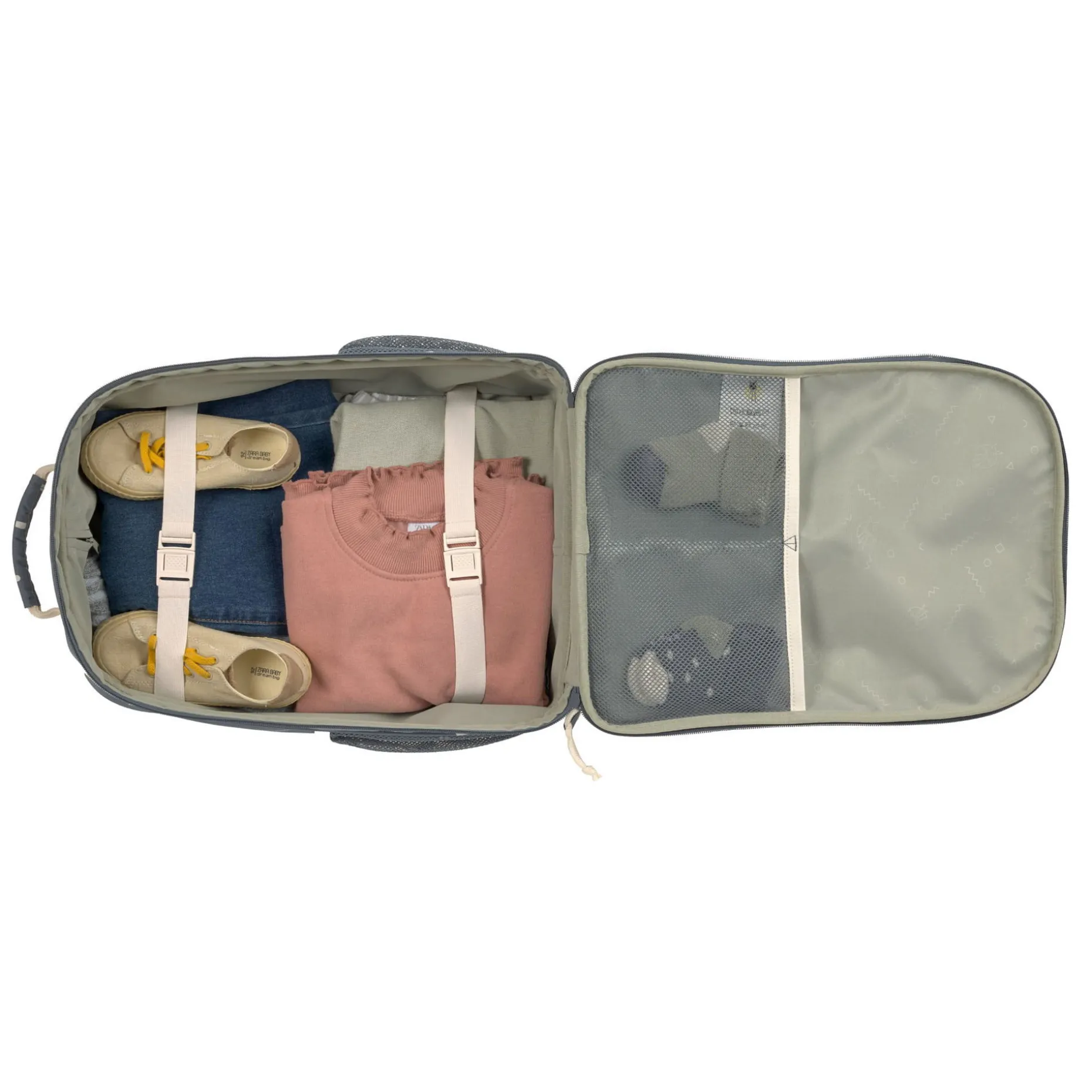 Kinderkoffer - Trolley Happy Prints, Dunkelblau