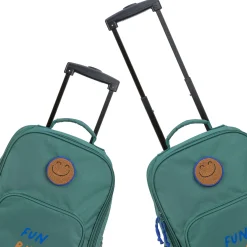 Kinderkoffer - Trolley Little Gang, Dunkelgrün