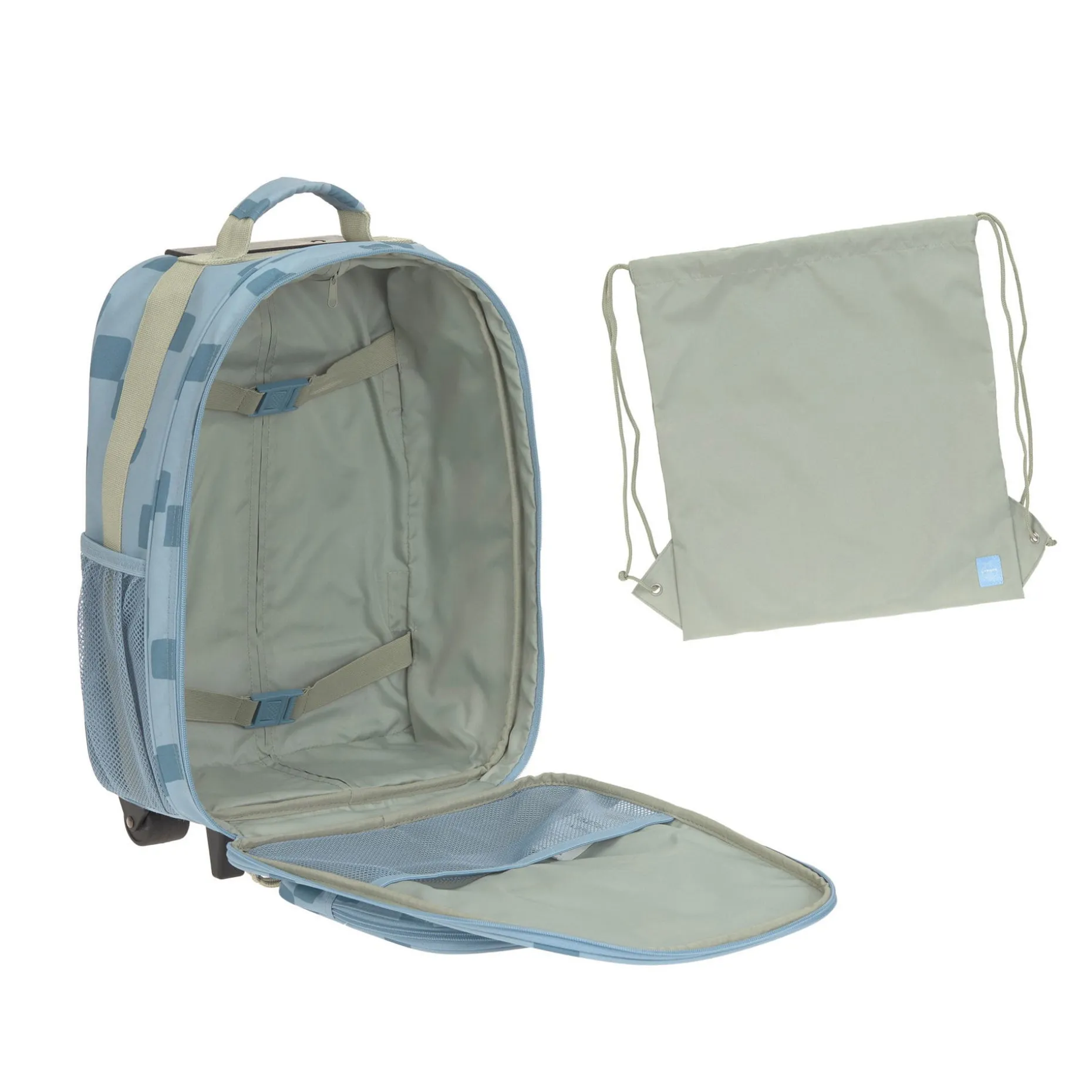 Kinderkoffer - Trolley Pattern Party, Blau