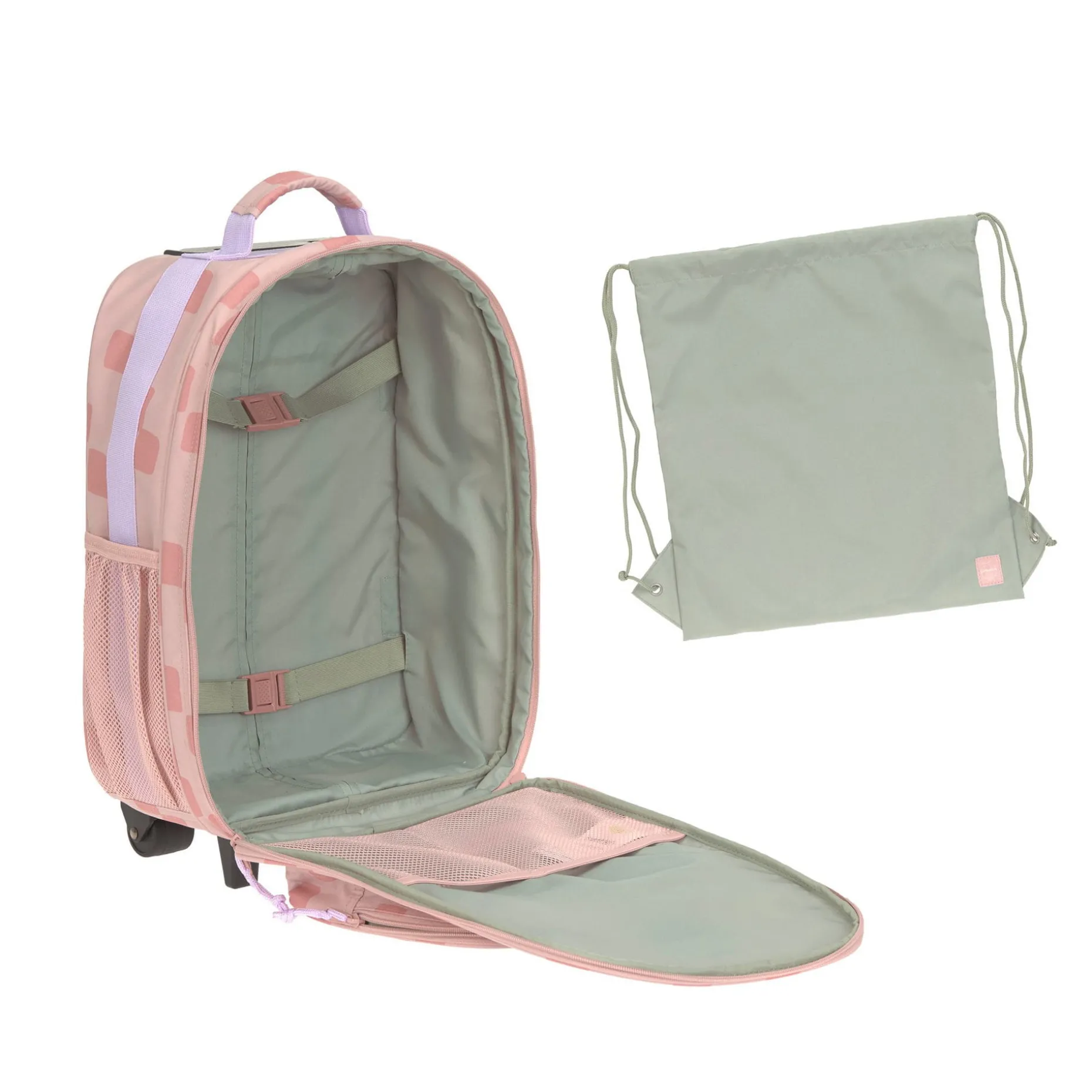 Kinderkoffer - Trolley Pattern Party, Rosa
