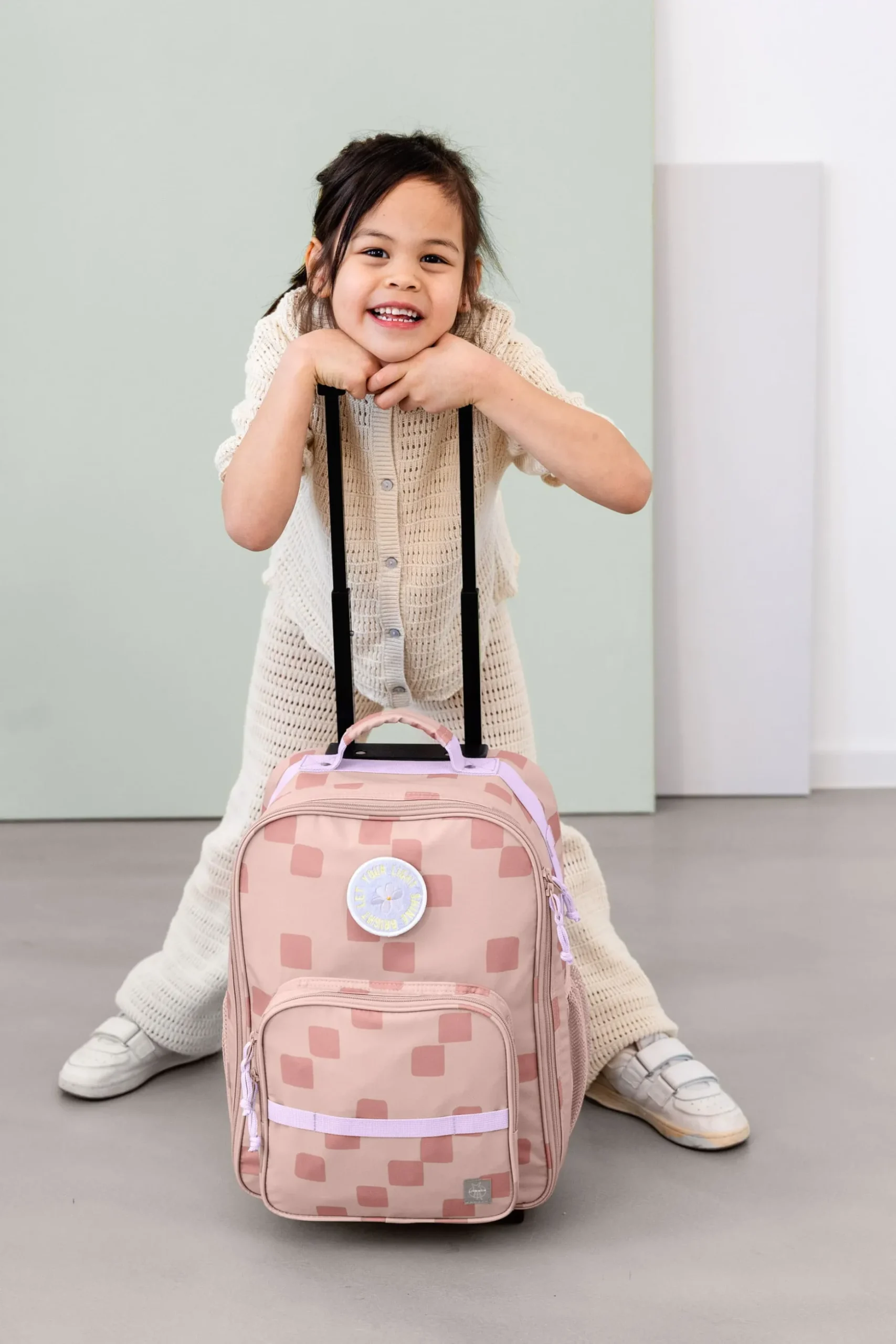 Kinderkoffer - Trolley Pattern Party, Rosa