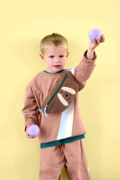 Kinder Pullover - Bio Baumwolle, Braun