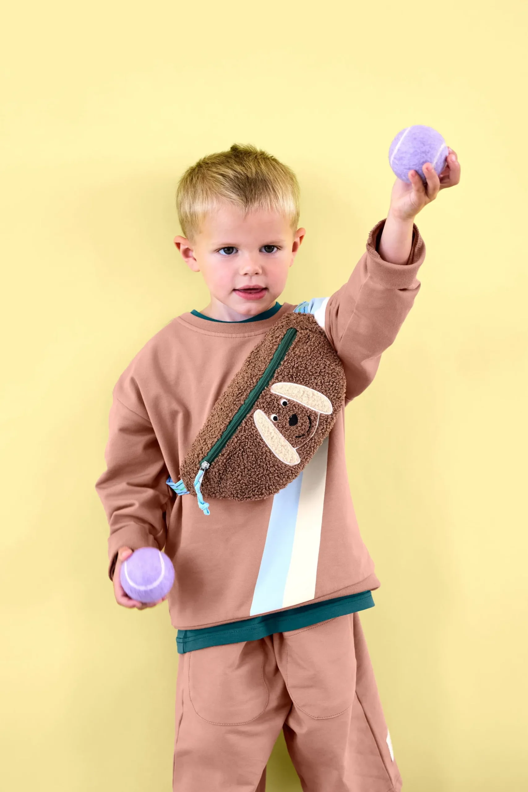 Kinder Pullover - Bio Baumwolle, Braun
