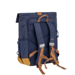 Kinderrucksack Rolltop - Little Gang, Dunkelblau
