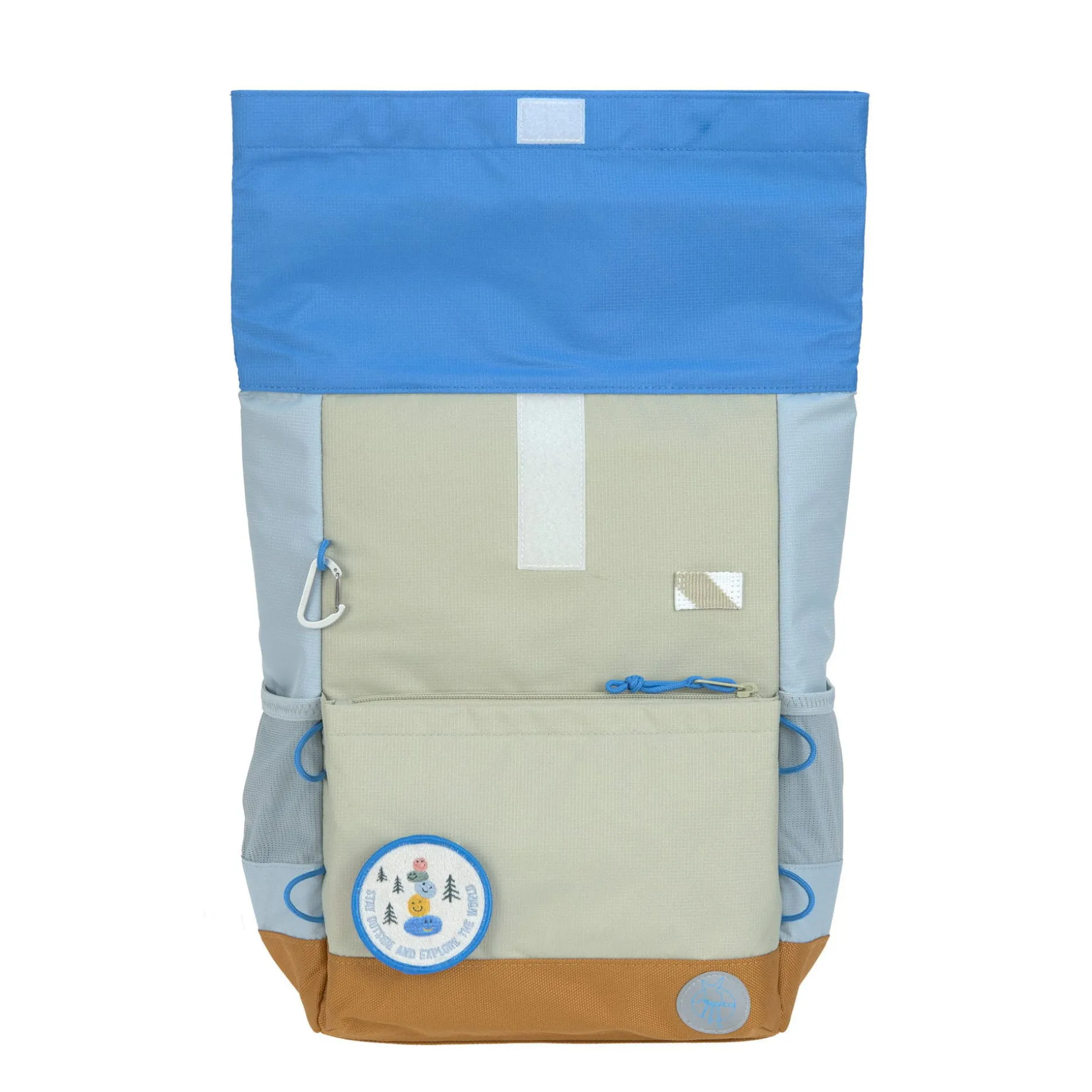 Kinderrucksack Rolltop - Sunny Explorer, Grün Blau