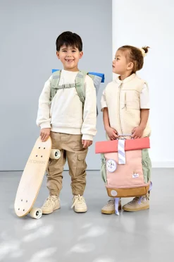 Kinderrucksack Rolltop - Sunny Explorer, Grün Blau