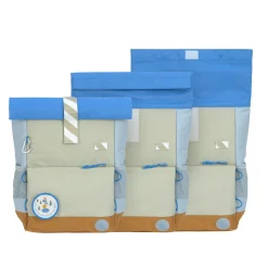 Kinderrucksack Rolltop - Sunny Explorer, Grün Blau