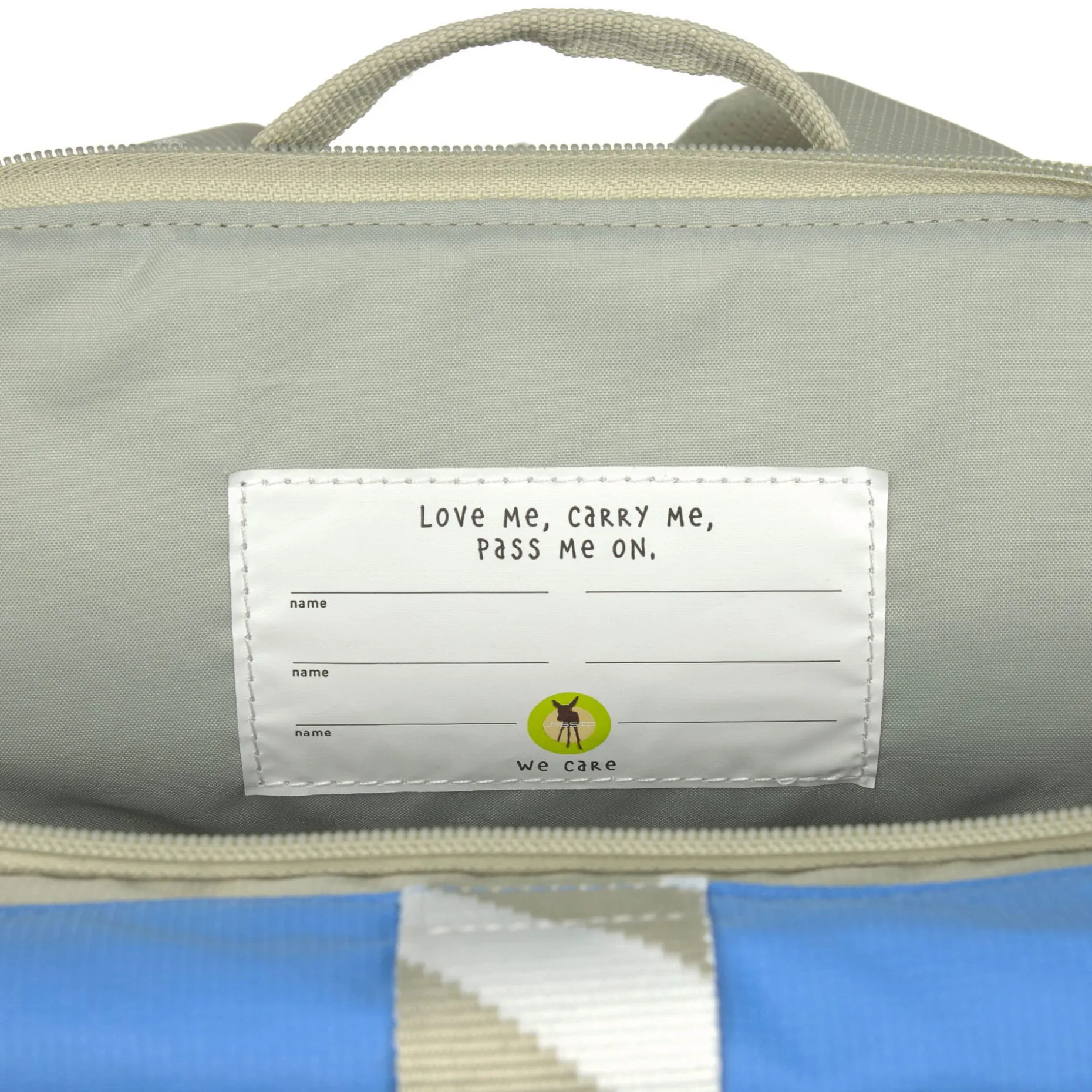 Kinderrucksack Rolltop - Sunny Explorer, Grün Blau