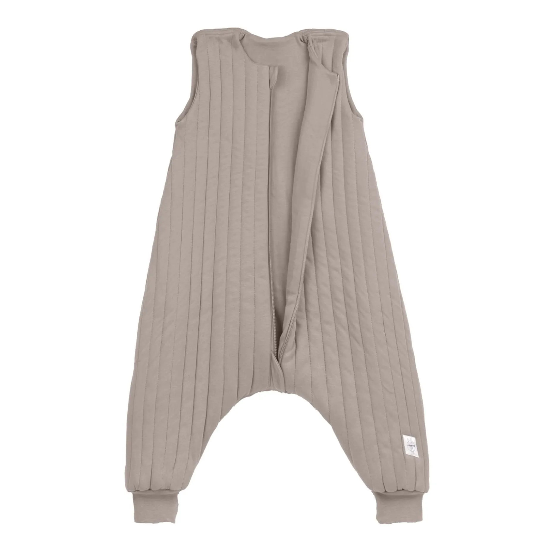 Kinder Schlafoverall 2.5 TOG - Bio Baumwolle, Taupe