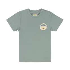 Kinder T-Shirt - Bio Baumwolle, Ente Granit Grün