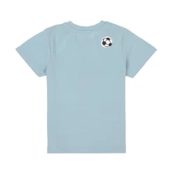 Kinder T-Shirt - Bio Baumwolle, Hund Hellblau