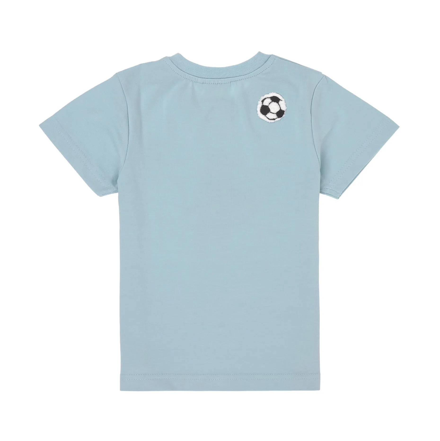 Kinder T-Shirt - Bio Baumwolle, Hund Hellblau