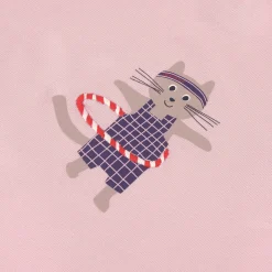 Kinder T-Shirt - Bio Baumwolle, Katze Rosa