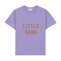 Kinder T-Shirt - Bio Baumwolle, Little Gang, Lila