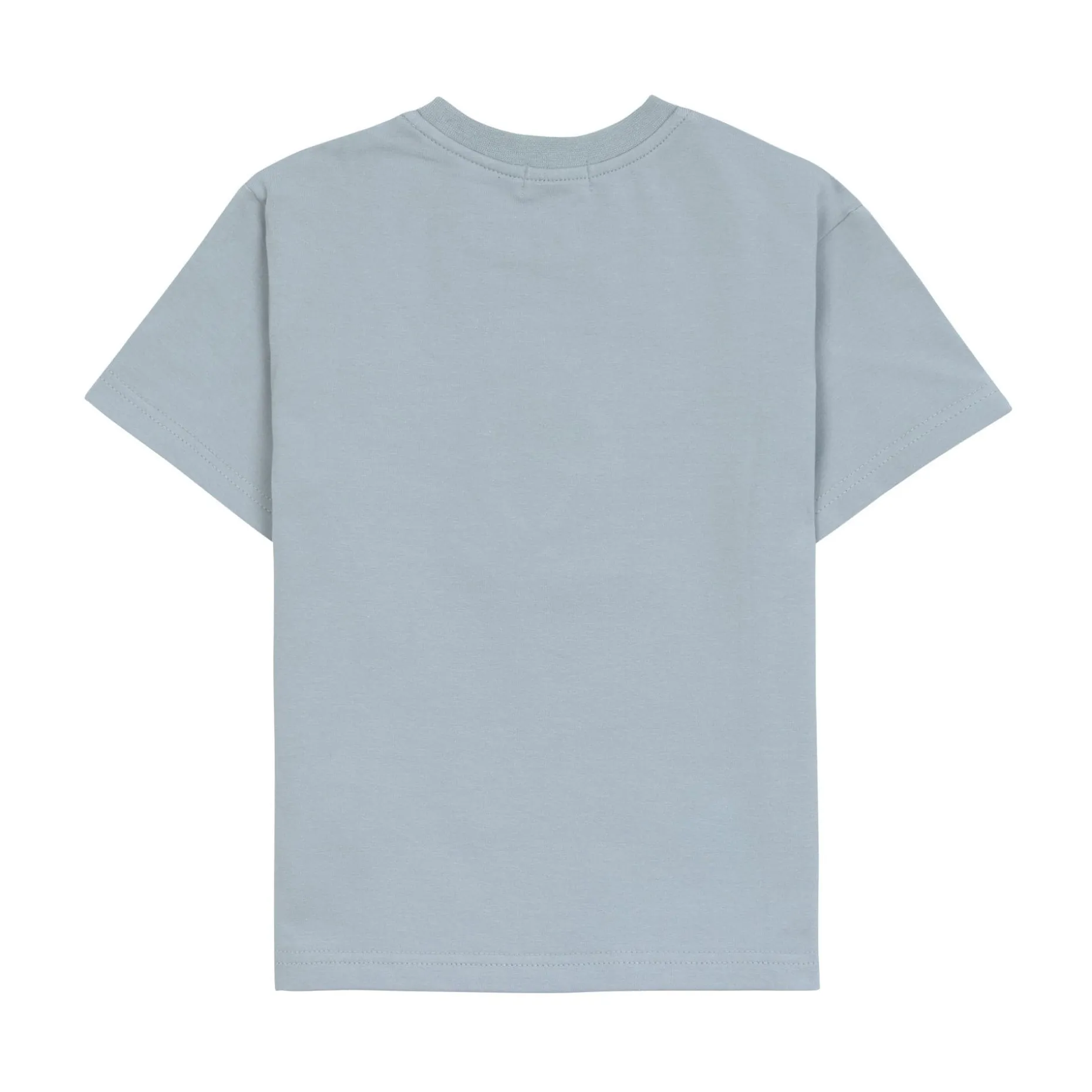 Kinder T-Shirt - Bio Baumwolle, Little Gang, Zitrone Hellblau
