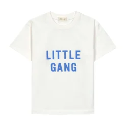 Kinder T-Shirt - Bio Baumwolle, Little Gang, Weiß