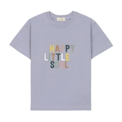 Kinder T-Shirt - Bio Baumwolle, Little Gang, Pastell Lila