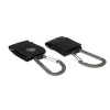 Kinderwagenhaken 2er Set - Karabiner, Schwarz