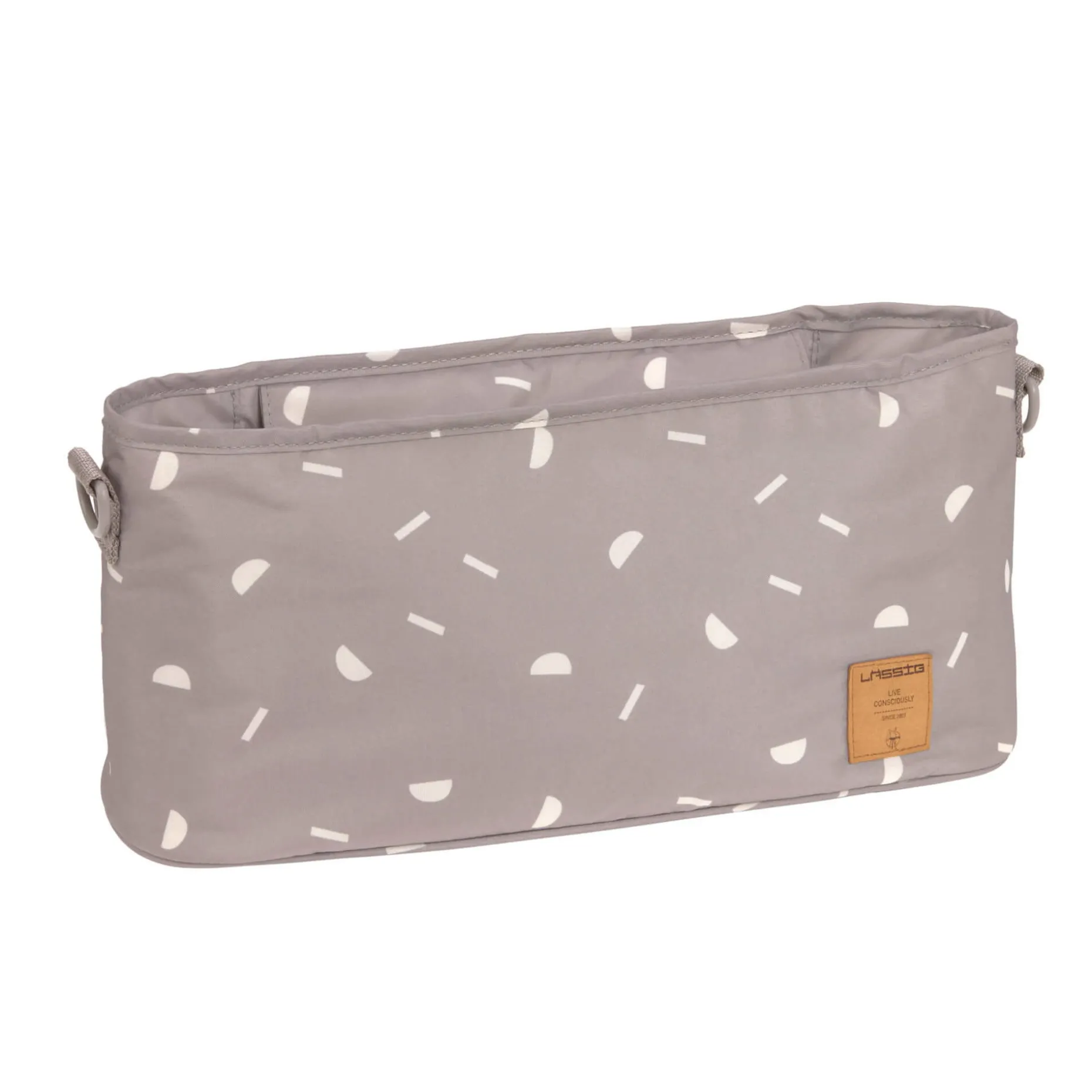 Kinderwagen Organizer - Blocks Taupe, Grau