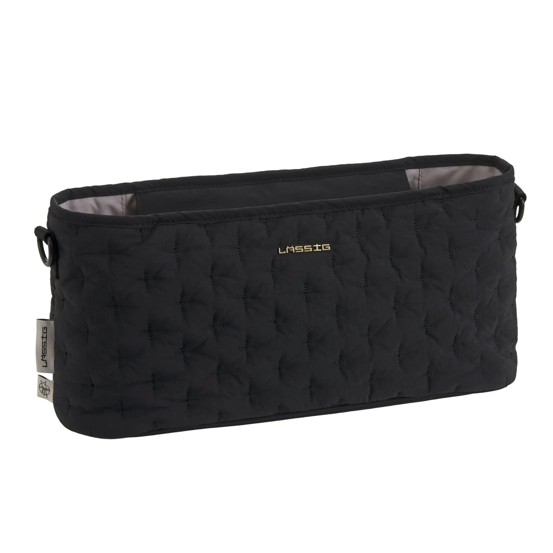 Kinderwagen Organizer gesteppt, Schwarz