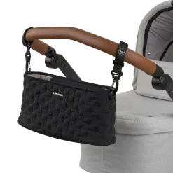 Kinderwagen Organizer gesteppt, Schwarz