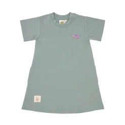 Kleid Kinder - Bio Baumwolle, Granit Grün