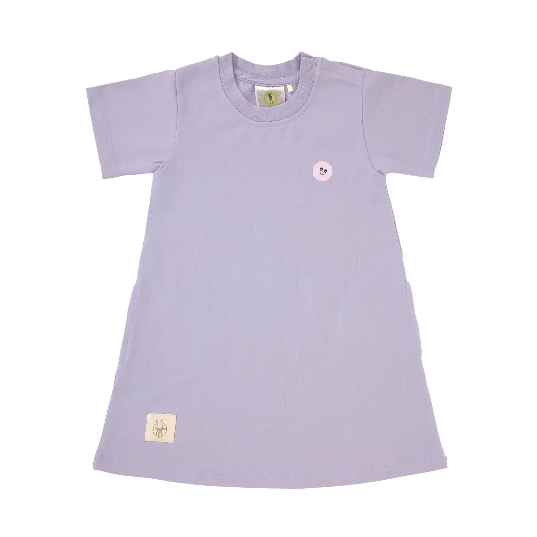 Kleid Kinder - Bio Baumwolle, Pastell Lila