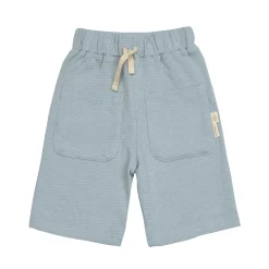 Kurze Hose Kinder - Bio Baumwolle, Little Gang, Hellblau