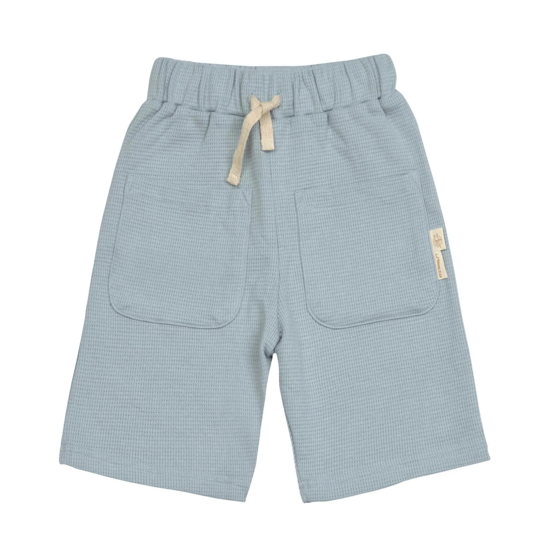 Kurze Hose Kinder - Bio Baumwolle, Little Gang, Hellblau
