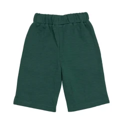 Kurze Hose Kinder - Bio Baumwolle, Little Gang, Dunkelgrün
