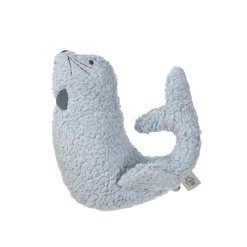 Kuscheltier mit Rassel & Knisterpapier - Knitted Toy, More Magic Seal